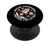 Mission Kindergarten Prepare For Liftoff Back To School PopSockets Adhesive PopGrip