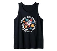 Mission Kindergarten Prepare for Liftoff Back to School Tank Top