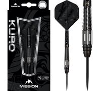 Mission Kuro Darts Set Black Titanium 21g 22g 23g 24g 26g grams 95% Tungsten