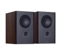 Mission Lx-2 Mkii Bookshelf Speakers - Walnut Pearl - 2-Way 5" Bass 1" Tweeter
