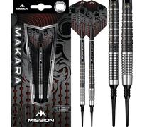 Mission | Makara | Soft Tip Darts Set | Tungsten | Graphite PVD | 18g - 21g