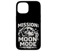 Mission Moon Mode Vintage Retro Lunar Case for iPhone 15