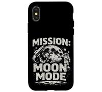 Mission Moon Mode Vintage Retro Lunar Case for iPhone X/XS