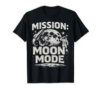 Mission Moon Mode Vintage Retro Lunar T-Shirt