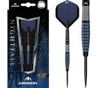 Mission Nightfall Steel Tip 90% Tungsten Darts - M4 24g