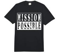 Mission Possible Motivational Inspirational School Comfort Colors Adult Heavyweight T-Shirt