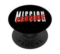 Mission Possible Motivational Inspirational School PopSockets Adhesive PopGrip