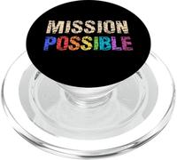 Mission Possible Motivational Inspirational School PopSockets PopGrip for MagSafe