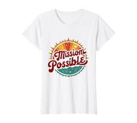 Mission Possible Motivational Inspirational School Value Graphic T-Shirt