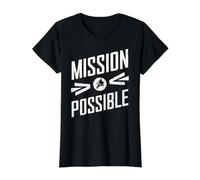 Mission Possible Motivational Inspirational School Value Graphic T-Shirt