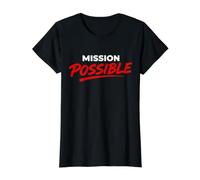 Mission Possible Motivational Inspirational School Value Graphic T-Shirt