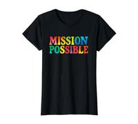 Mission Possible Motivational Inspirational School Value Graphic T-Shirt
