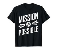 Mission Possible Motivational Inspirational School Value Graphic T-Shirt