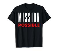 Mission Possible Motivational Inspirational School Value Graphic T-Shirt