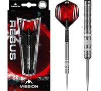 Mission Darts Rebus Steel Tip 90% Tungsten Darts - Rear Ring Grip