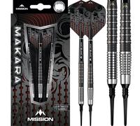 Mission Soft Tip Makara Darts Set 22g 24g gram Tungsten Softip Graphite PVD