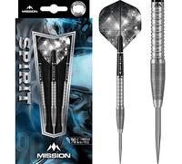 Mission Spirit Steel Tip 90% Tungsten Darts - Front Razor Grip