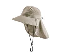 Mission Sun Defender Cooling Hat- Instant Cooling Technology. Wide Brim. UPF 50 Sun Protection. Soft, Lightweight Fabric, Oatmeal, One Size