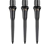 Mission Titan Pro Titanium Conversion Dart Points - Soft to Steel (Black - Smooth, 26mm)
