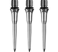 Mission Titan Pro Titanium Conversion Dart Points - Soft to Steel (Silver - Smooth, 26mm)