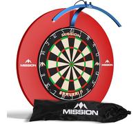 Mission | TOR100 Torus 100 LED Dartboard Light | Folding Portable Lighting System for Mobile Travel Play | Metallic Blue.