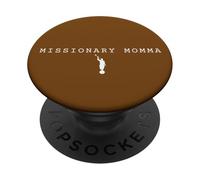 Missionary Momma Minimalist LDS Mormon Moroni Faith for Moms PopSockets Adhesive PopGrip