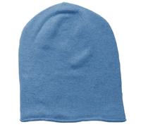 Mississhop Fine Knit Cashmere Blend Beanie Hat Slouch/XXL Scarf/Gloves Wool Cashmere, Blue_Hat, One Size