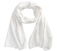 Mississhop Fine Knit Cashmere Blend Beanie Hat Slouch/XXL Scarf/Gloves Wool Cashmere, cream_scarf, One size