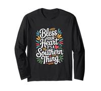 Mississippi Heritage Bless Heart Southern Saying Long Sleeve T-Shirt