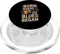 Mississippi Heritage "Born Where The Blues Began" PopSockets PopGrip for MagSafe