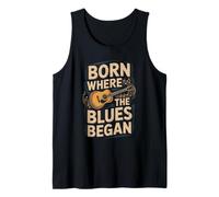 Mississippi Heritage Born Where The Blues Began Tank Top