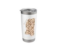 Mississippi Leopard Pattern Map Leo State of Mississippi Stainless Steel Insulated Tumbler