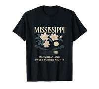 Mississippi Magnolias and Sweet Summer Nights Design T-Shirt