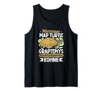 Mississippi Map Turtle Tank Top