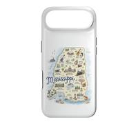 Mississippi, MS, Map USA, Icons Case for iPhone Air