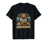 Mississippi River Bear Southern Nature Vibes T-Shirt