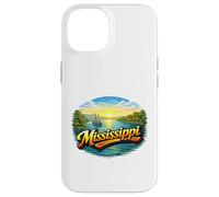 Mississippi River Steamboat Sunset Landscape Case for iPhone 14