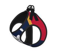 Mississippi State Flag Print Dog Harness,Pet Leash Vest,Adjustable And Reflective Vest,For Small To Medium Dogs