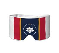Mississippi State Flag Print Eye Shade Cover for Nap Travel Yoga,Eye Cover Blindfold Travel Office Nap Airplane