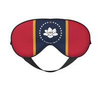 Mississippi State Flag Print Sleeping Eye Cover Eyeshade for Men Women Plane Travel Nap Night Sleeping