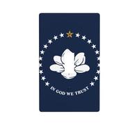 Mississippi State Flag Printed Wall Plate, Polycarbonate Decorative Socket Cover for Home & Office