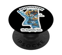 Mississippi The Hospitality State Pride Southern Charm PopSockets Adhesive PopGrip