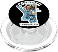 Mississippi The Hospitality State Pride Southern Charm PopSockets PopGrip for MagSafe