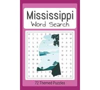 Mississippi Themed Word Search Book: Easy to read word find