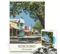 Mississippi Travel Posters jigsaw puzzle 1000 | 38x26cm Impossible game Improving love between couples with Fully Interlocking Randomly Shaped Pieces