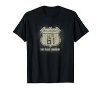 Mississippi US 61 The Blues Highway Vintage T-Shirt