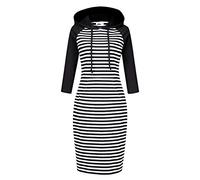 MISSKY Women's Casual, Raglan Sleeves/Black&white7#, XXL