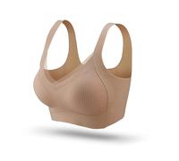 Misslim Bra in Nude - Large - Supportive & Comfortable - Slimming Power Shapewear Provides Lift - Hexaslim Technology - Smart Compression - Teardrop Cups - Improve Posture - No Wires & Seamless Design