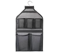 MISSLO Bathroom Shower Organizer with Rotatable Hanger (Black)