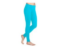 Missloved Plain Stretchy Viscose Lycra Leggings - XL to fit UK 16-18 - Aqua Blue